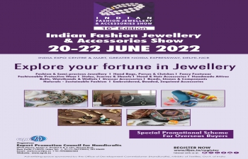 16th INDIAN FASHION JEWELLERY & ACCESSORIES SHOW - IFJAS 2022 AT INDIA